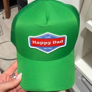 Green Happy Dad Hat